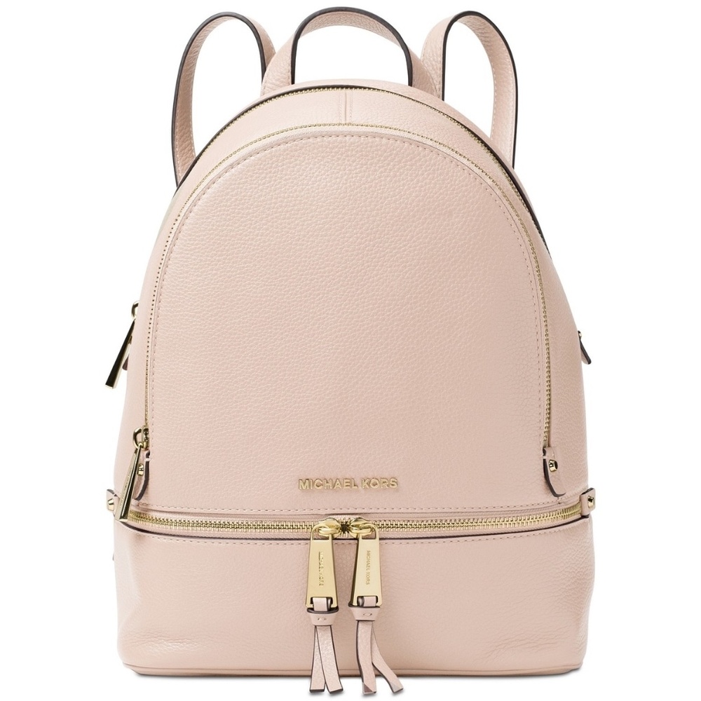 Michael Kors Rhea Zip Medium Backpack (Soft Pink)